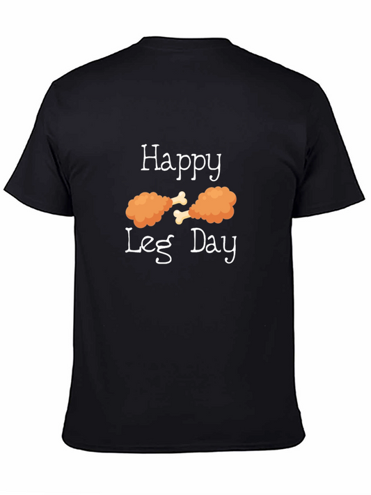 Happy Leg Day Graphic T-Shirt