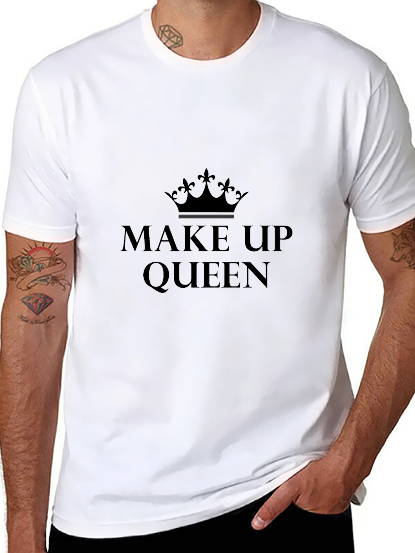 Make Up Queen Black T-Shirt