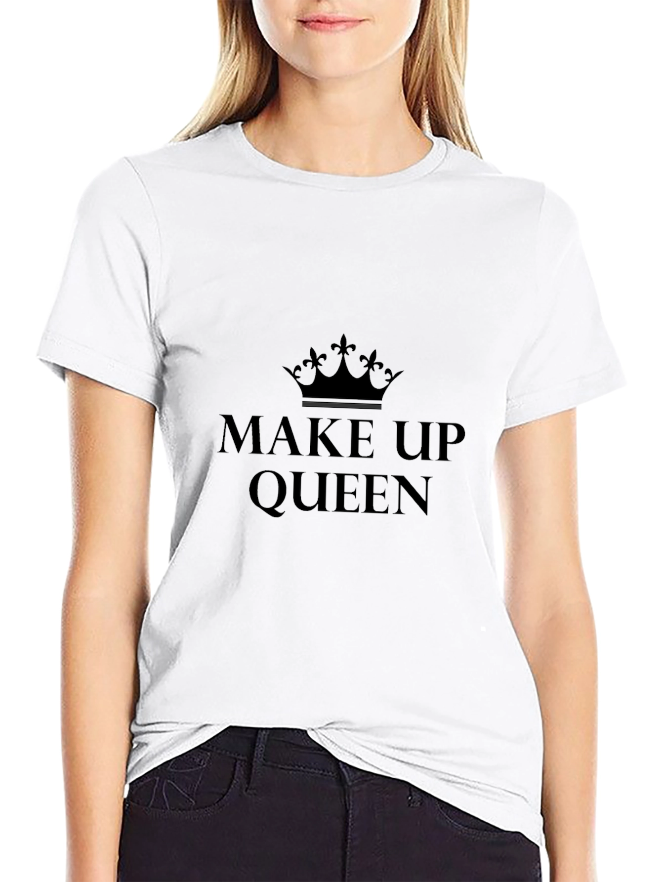 Make Up Queen Black T-Shirt