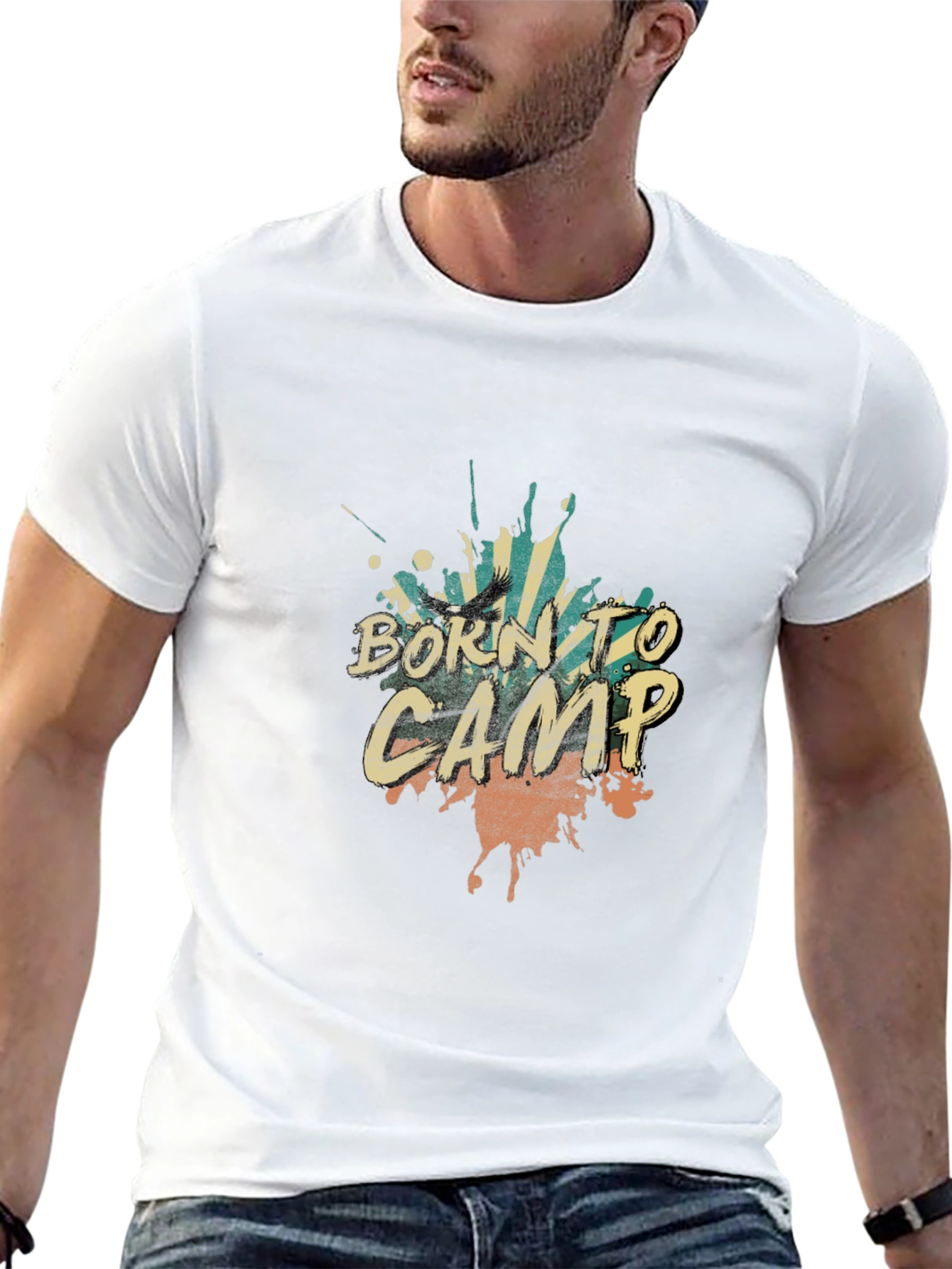 Born to Camp Graphic T-Shirt - Adventure Ready