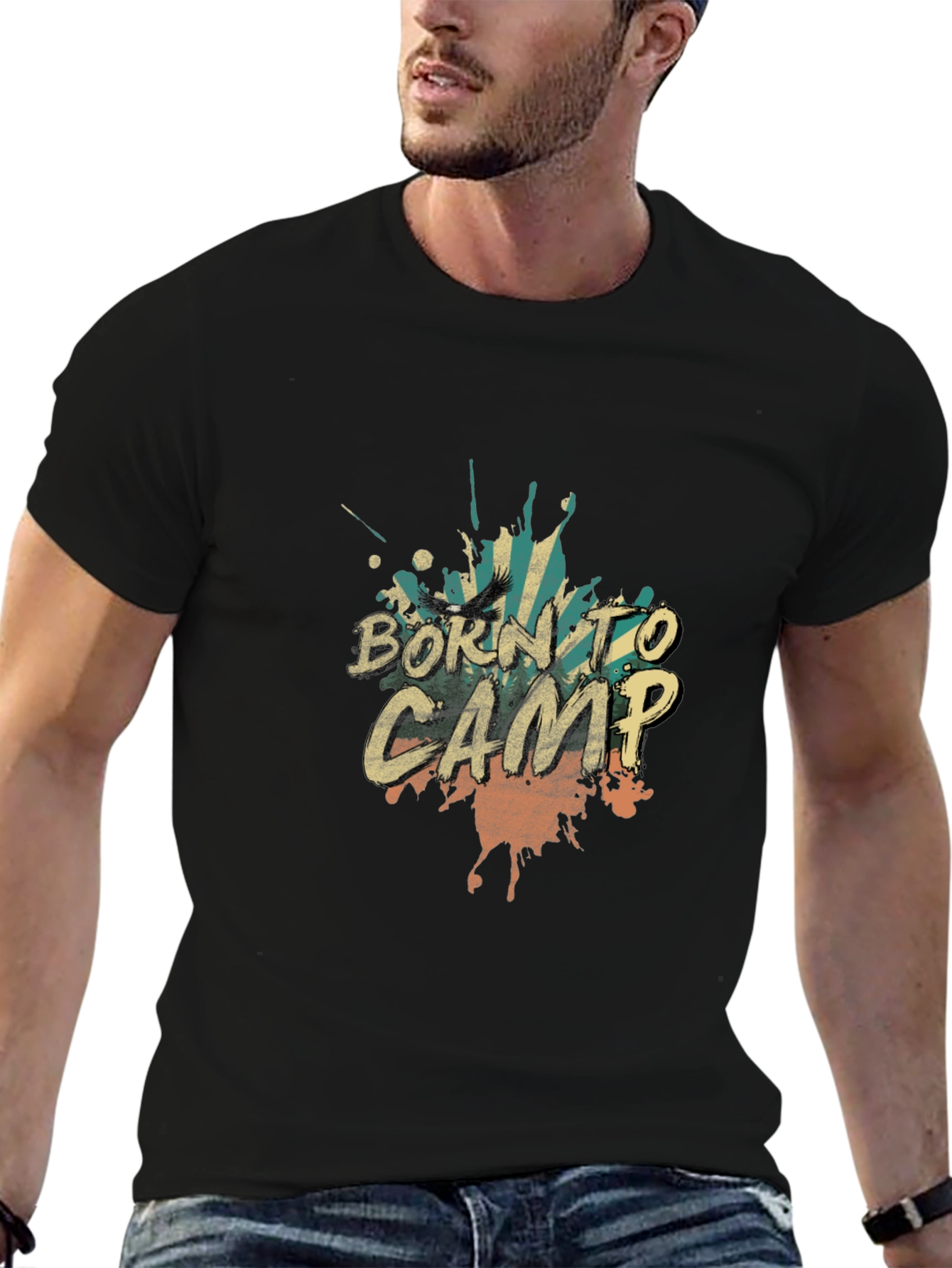 Born to Camp Graphic T-Shirt - Adventure Ready