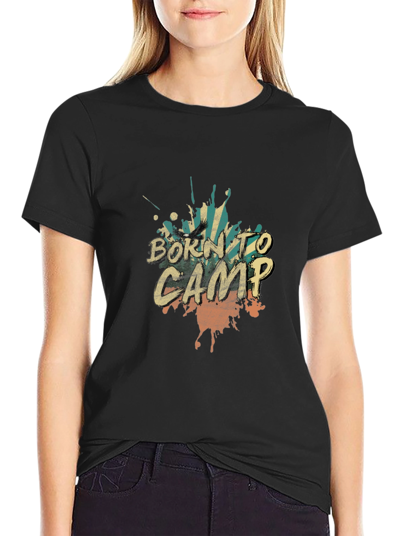 Born to Camp Graphic T-Shirt - Adventure Ready