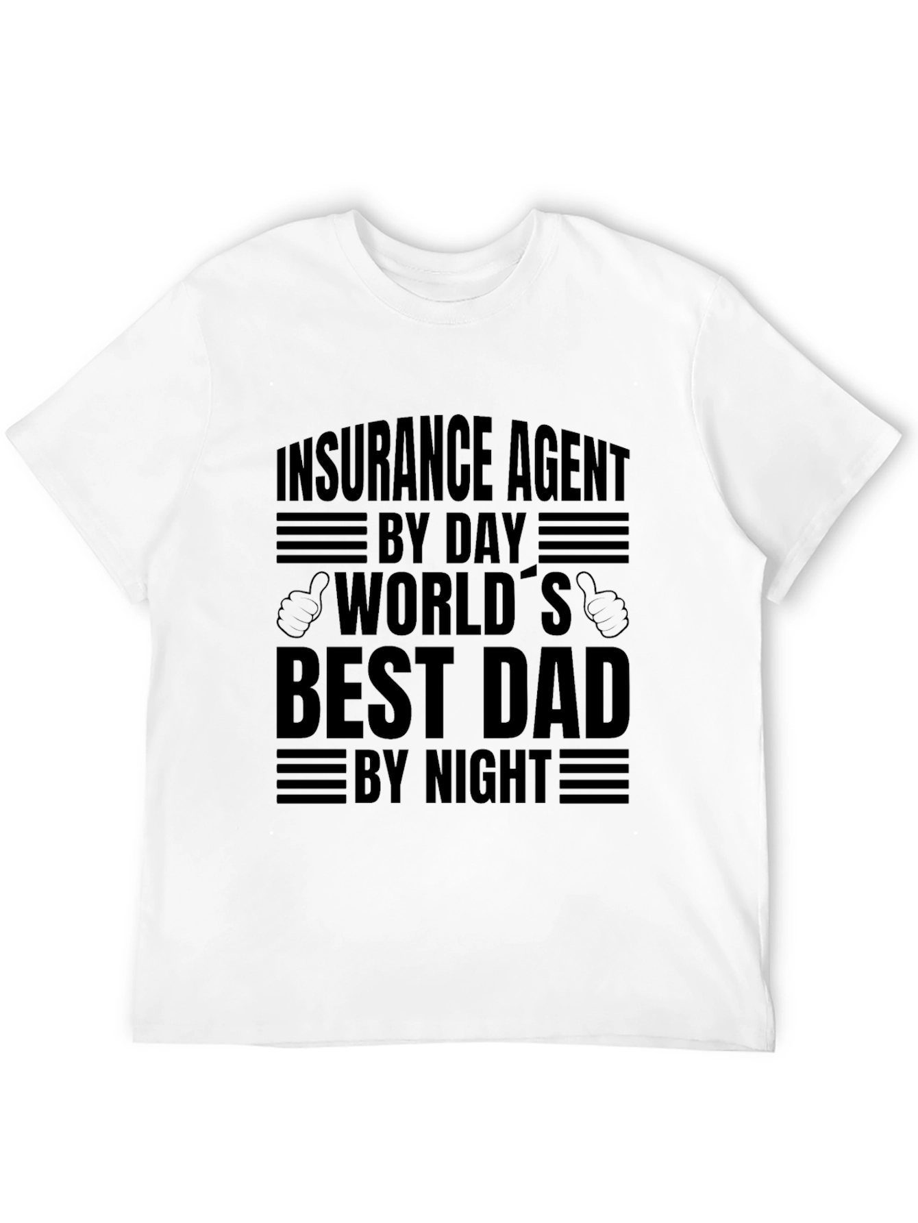 Insurance Agent Dad T-Shirt - Best Dad By Night!
