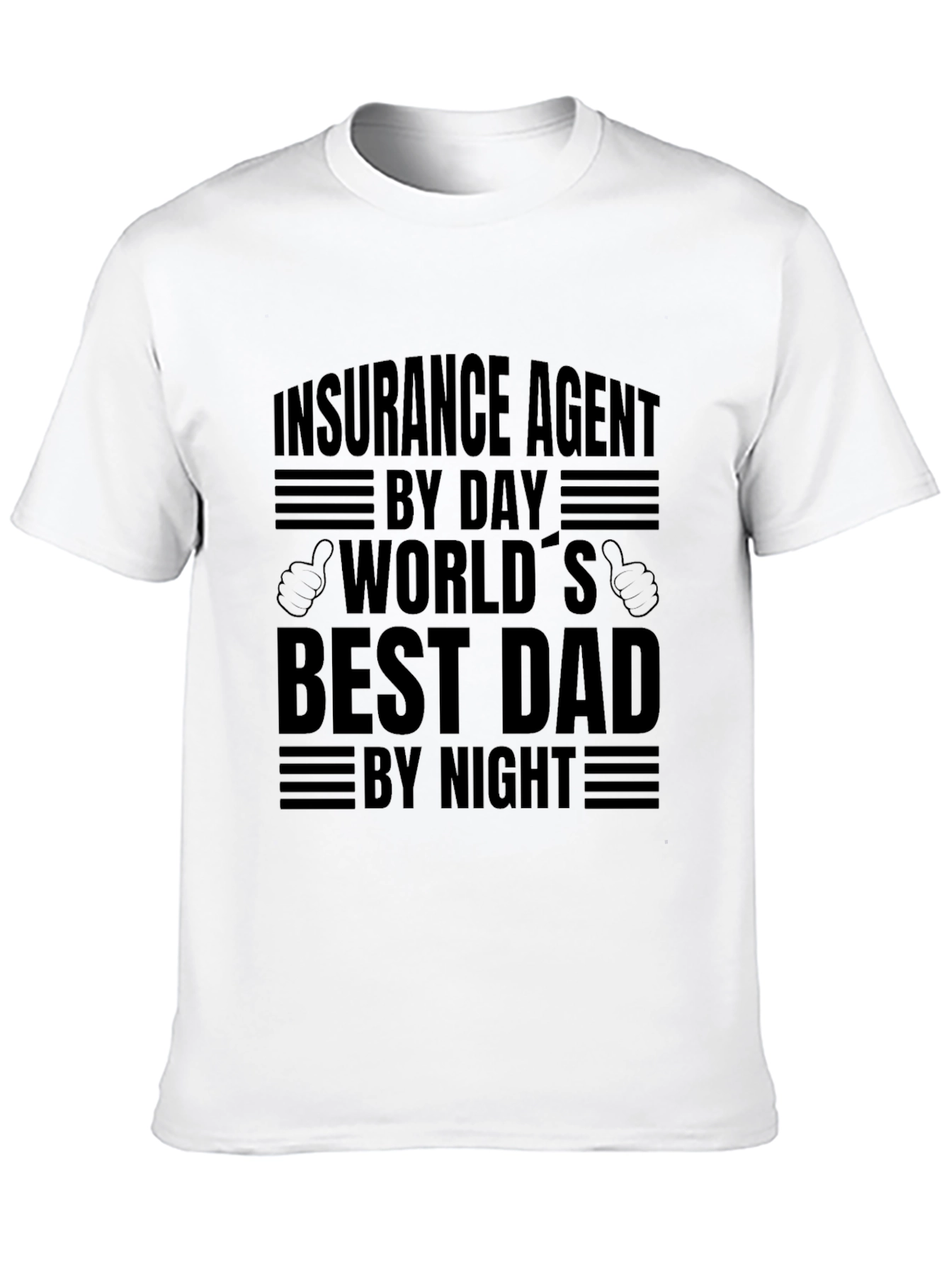 Insurance Agent Dad T-Shirt - Best Dad By Night!