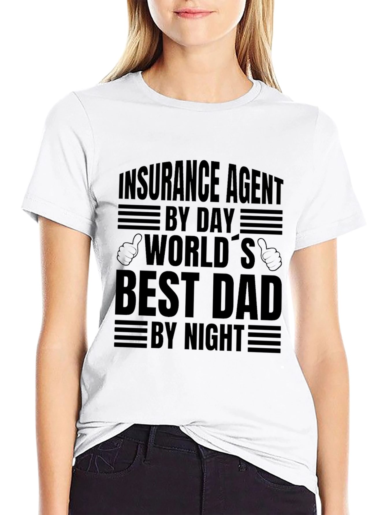 Insurance Agent Dad T-Shirt - Best Dad By Night!