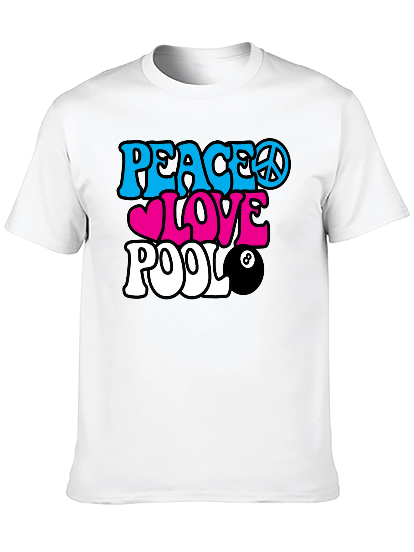Peace Love Pool T-Shirt