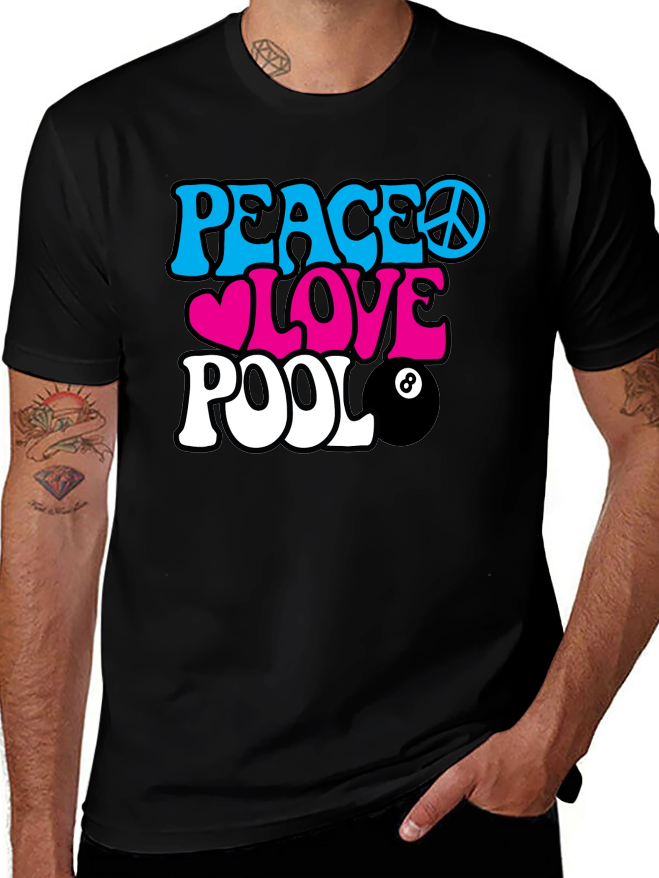 Peace Love Pool T-Shirt