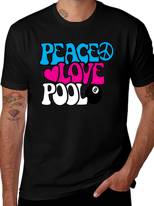 Peace Love Pool T-Shirt