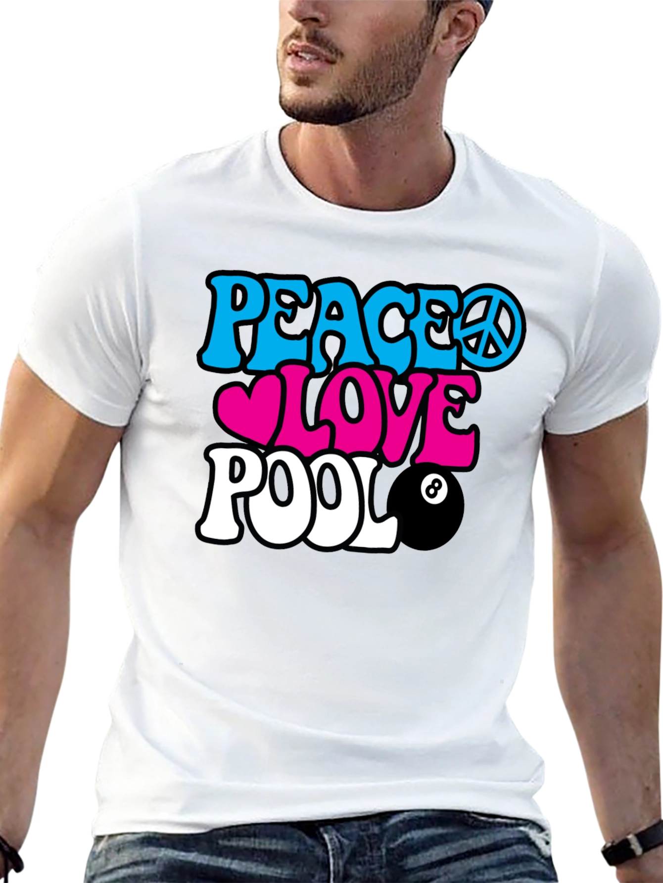 Peace Love Pool T-Shirt