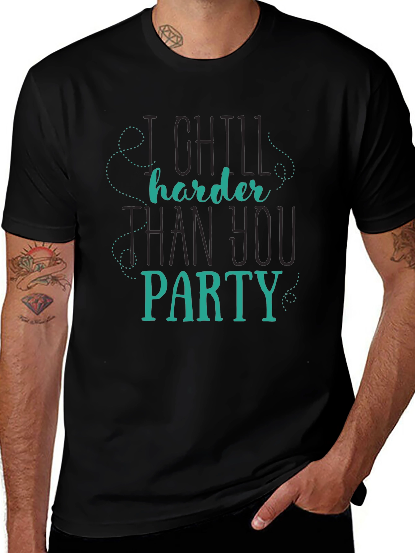Chill Harder T-Shirt - Funny Slogan Tee