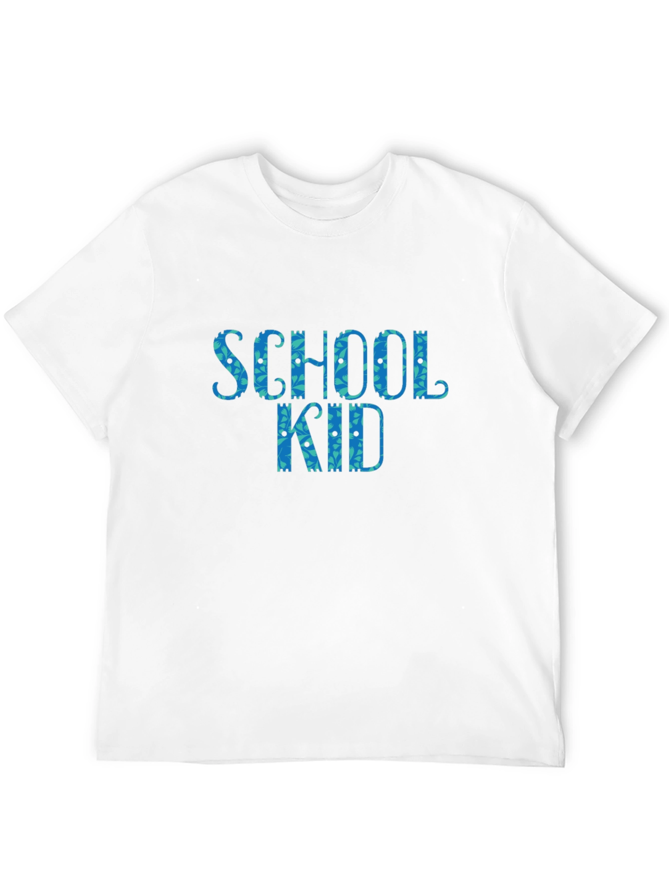 School Kid Graphic Tee - Black Cotton T-Shirt
