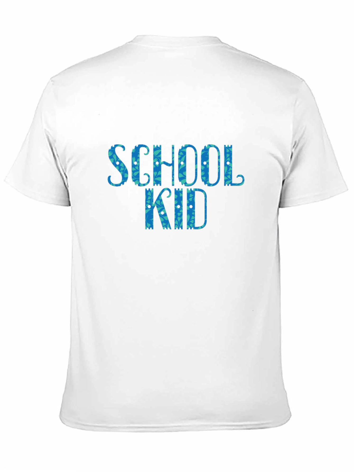 School Kid Graphic Tee - Black Cotton T-Shirt