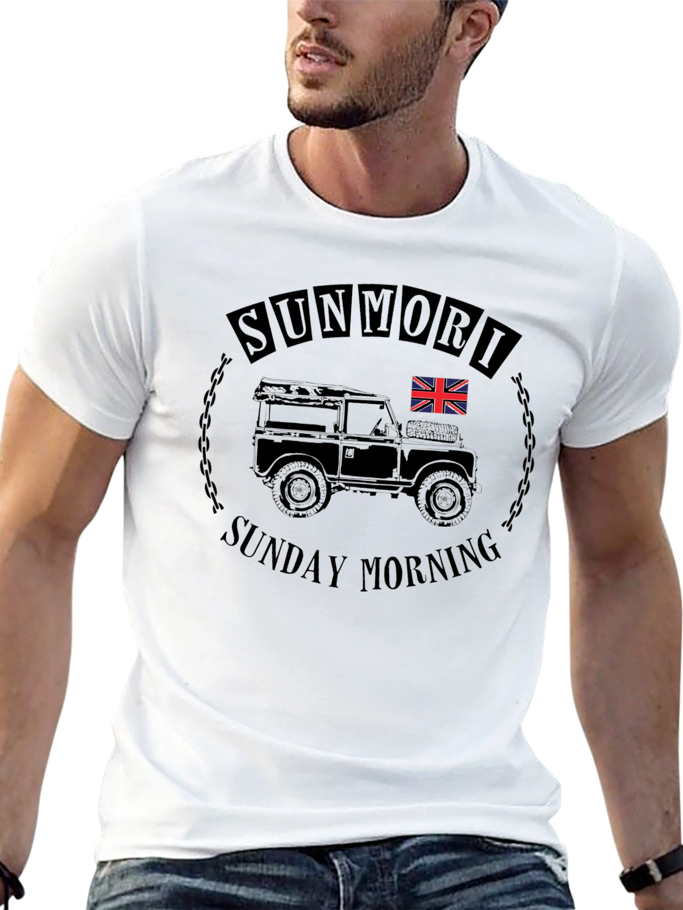Sunmori Sunday Morning Car Graphic Tee