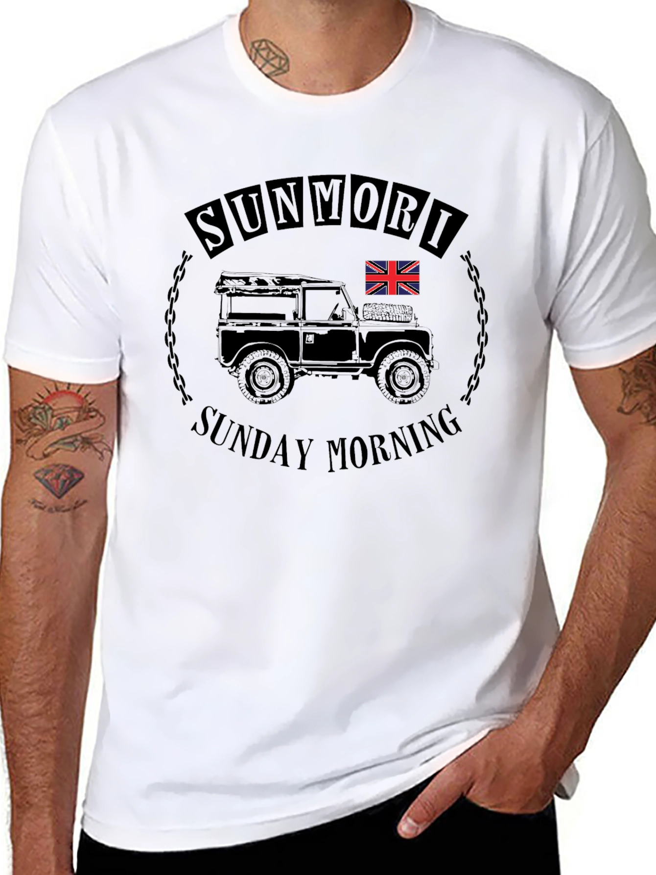 Sunmori Sunday Morning Car Graphic Tee