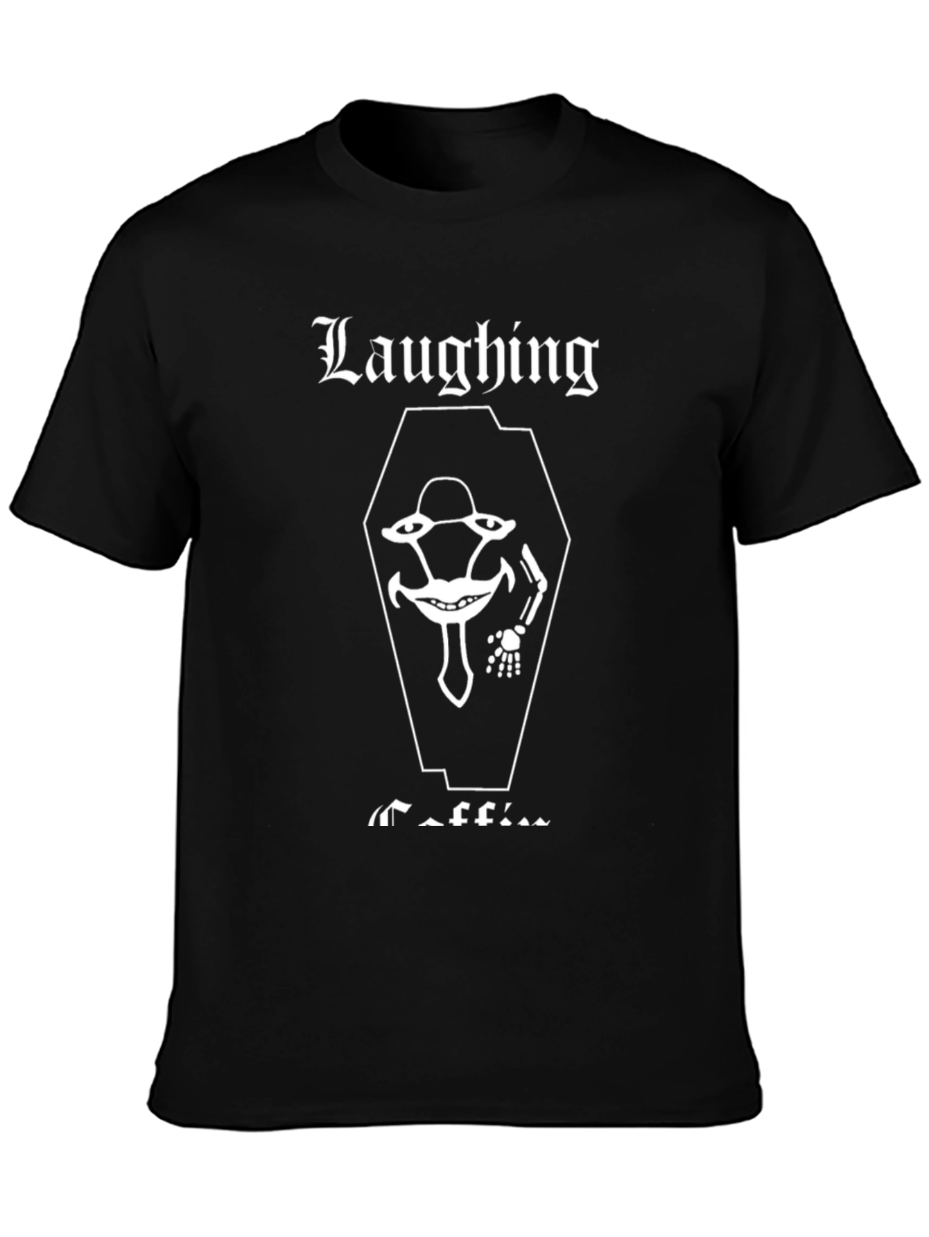 Laughing Coffin Black Graphic T-Shirt