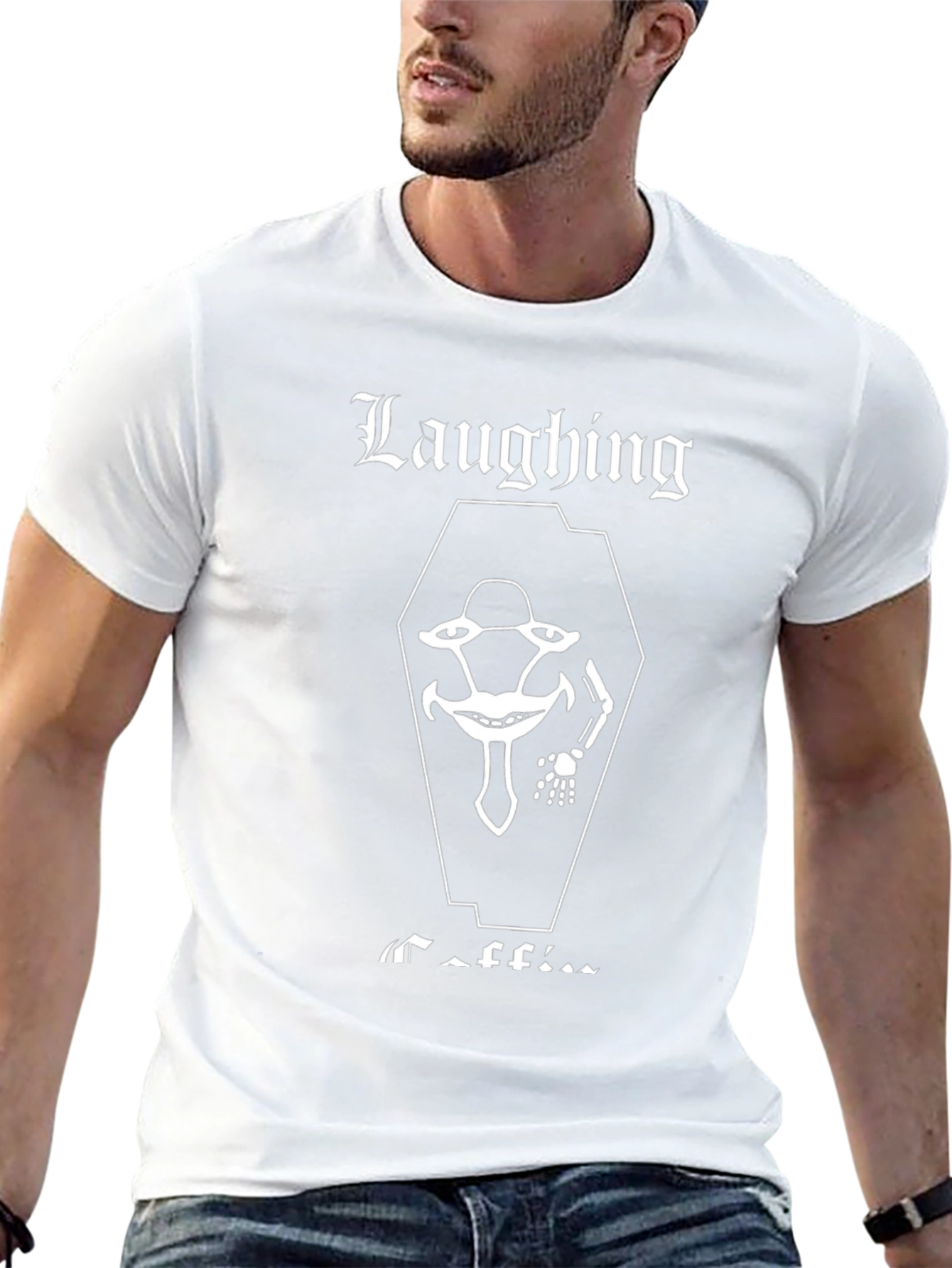 Laughing Coffin Black Graphic T-Shirt
