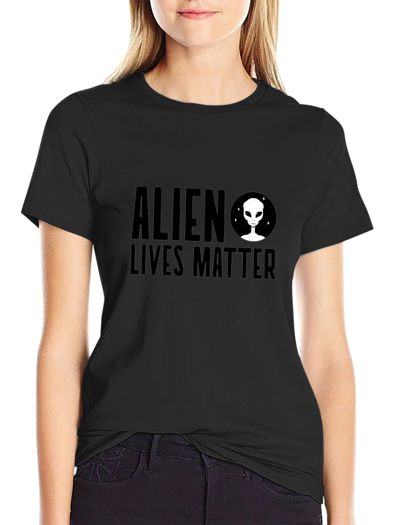 Alien Lives Matter Black T-Shirt