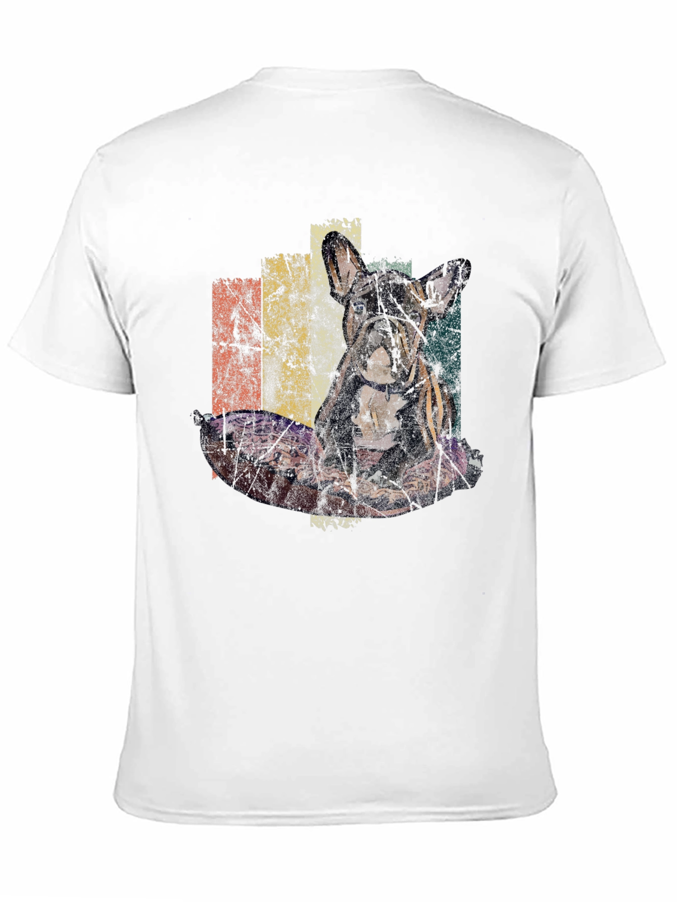 Retro French Bulldog Graphic T-Shirt