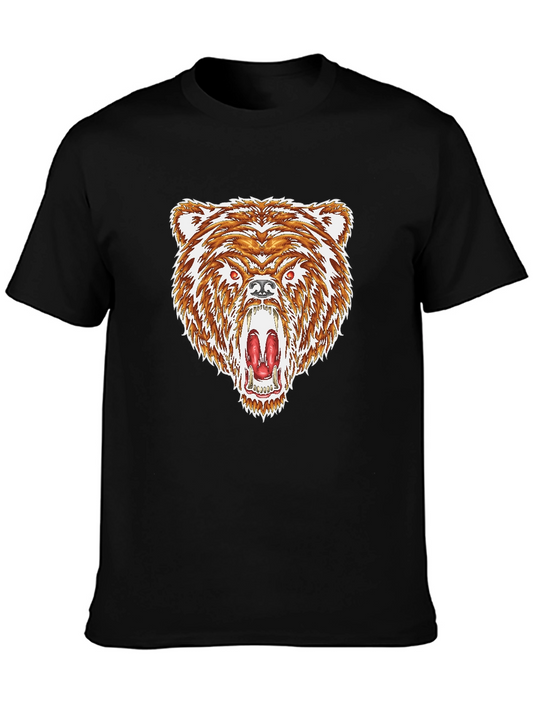 Bear Graphic Black T-Shirt