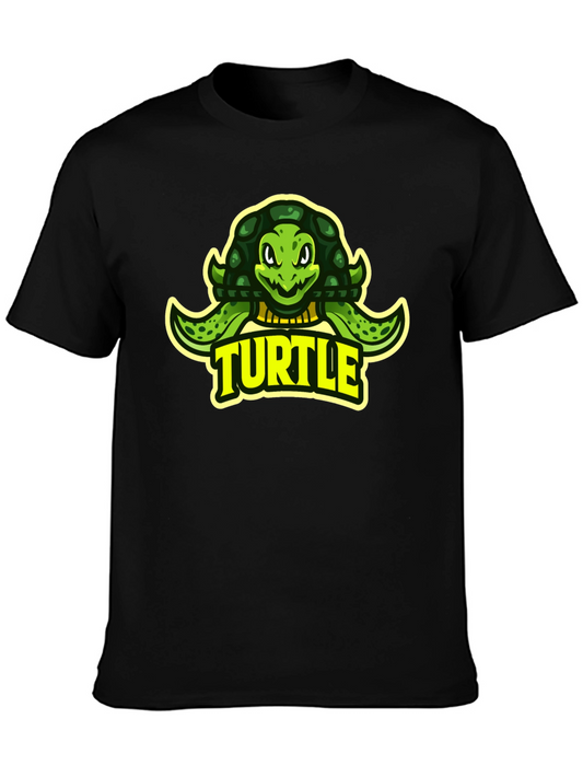 Turtle Graphic Tee - Cool Cartoon Design