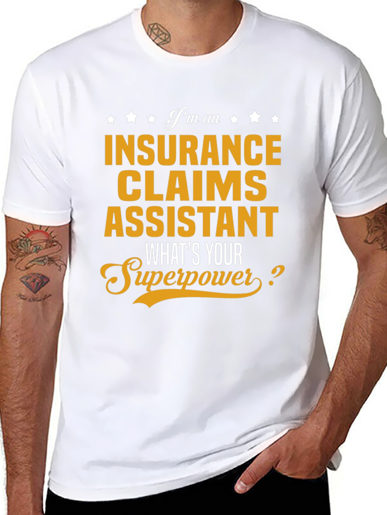Insurance Claims Assistant Superpower T-Shirt