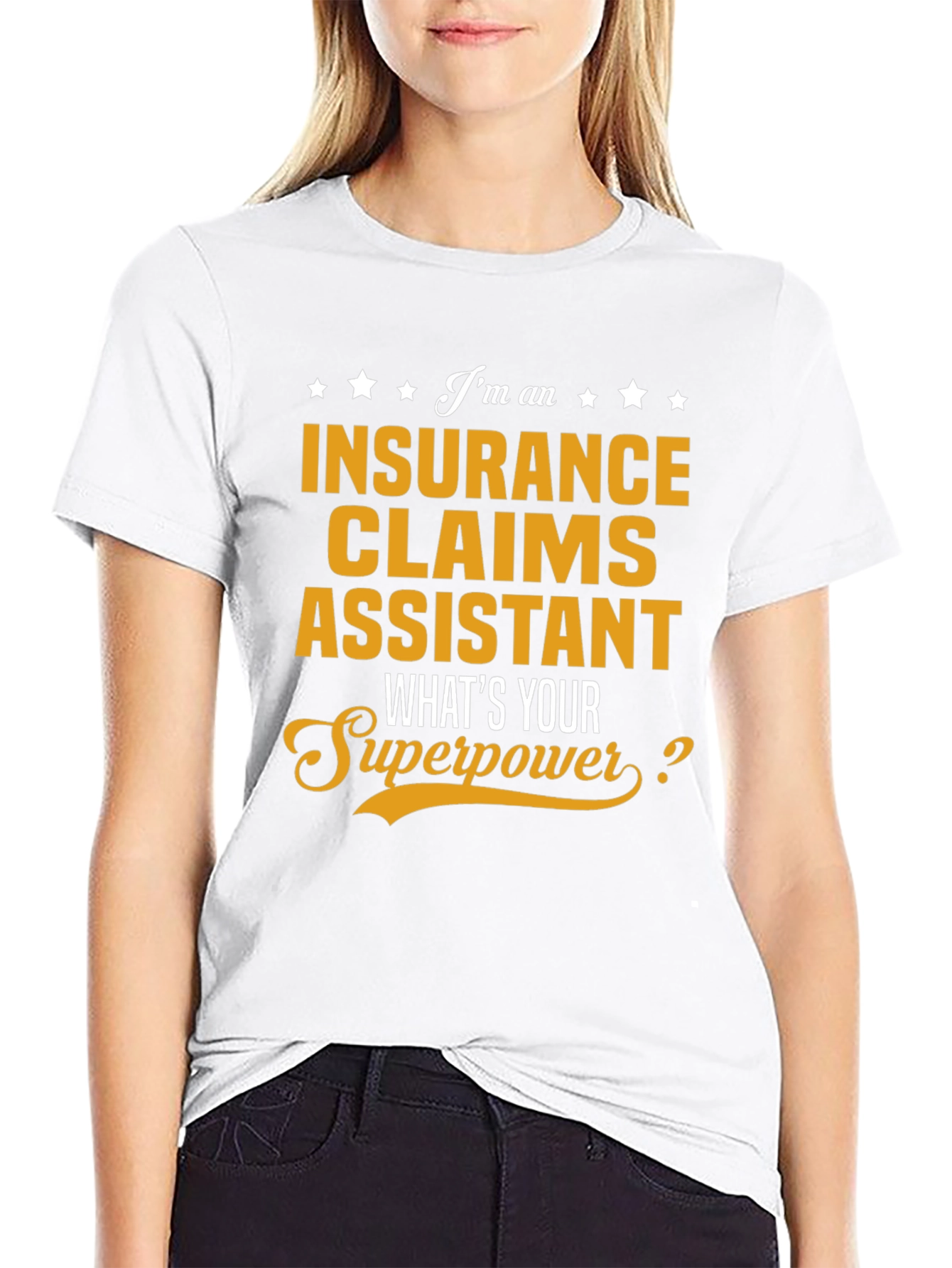 Insurance Claims Assistant Superpower T-Shirt