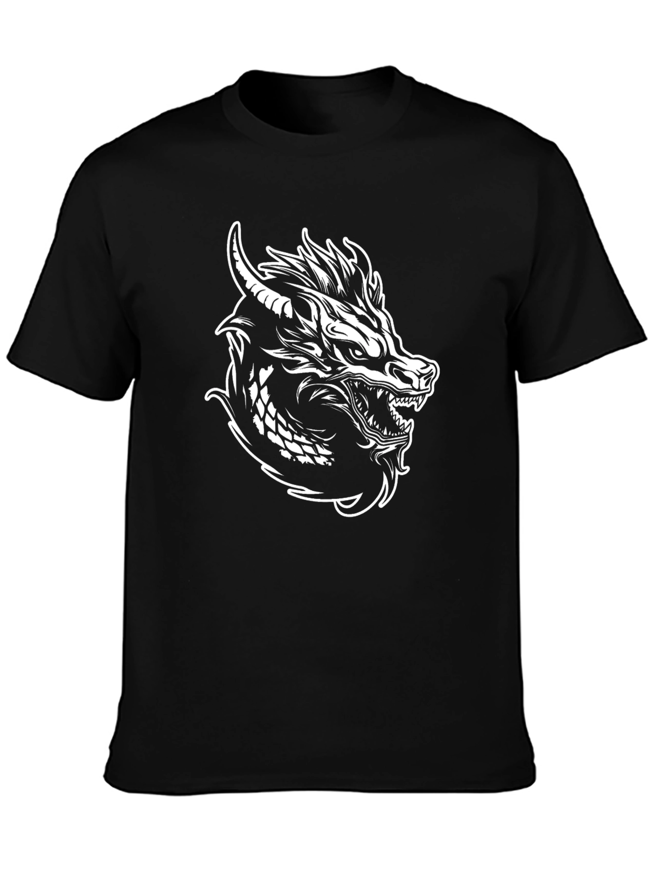 Black Dragon Graphic Tee - Bold Style