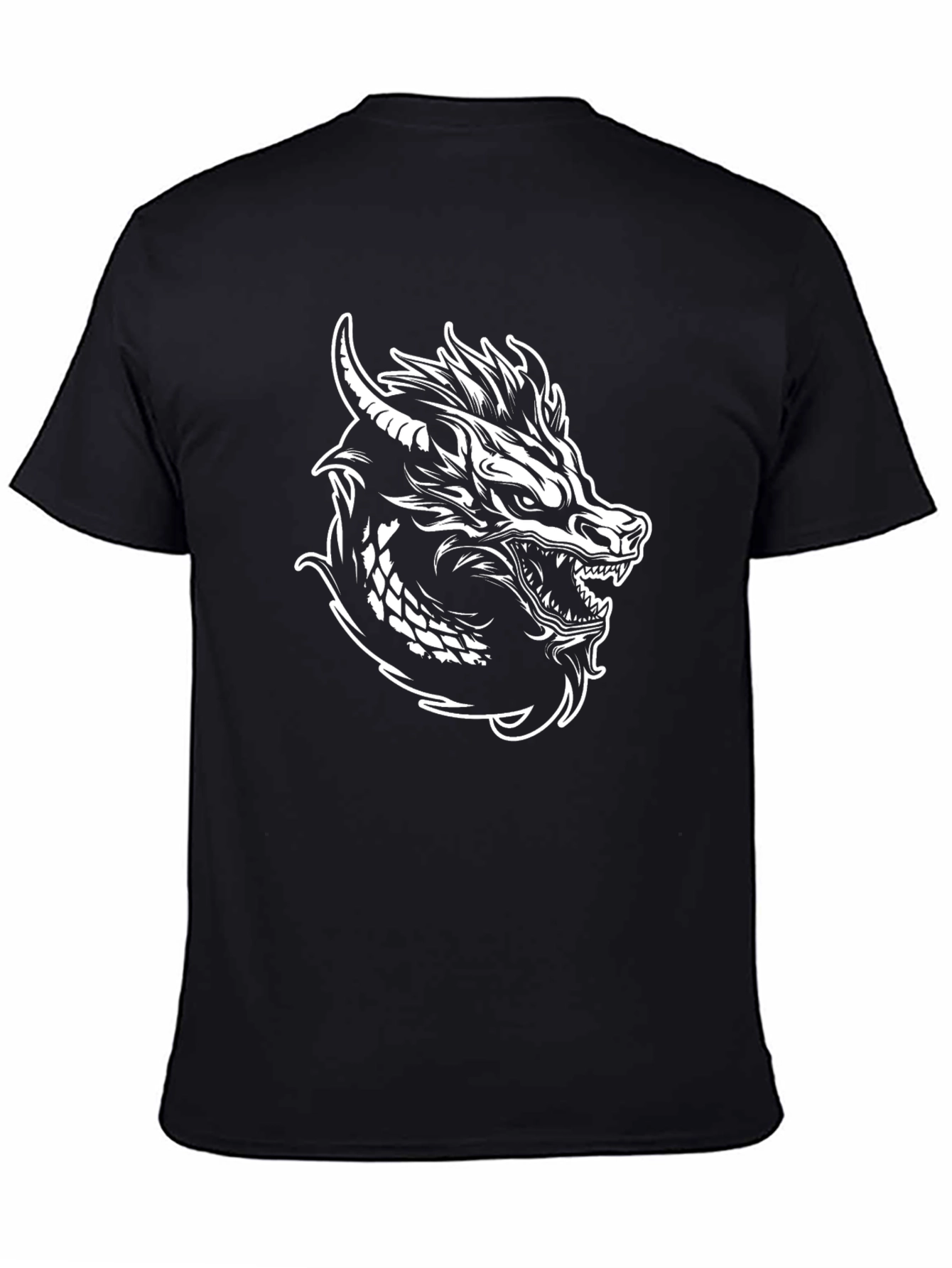 Black Dragon Graphic Tee - Bold Style