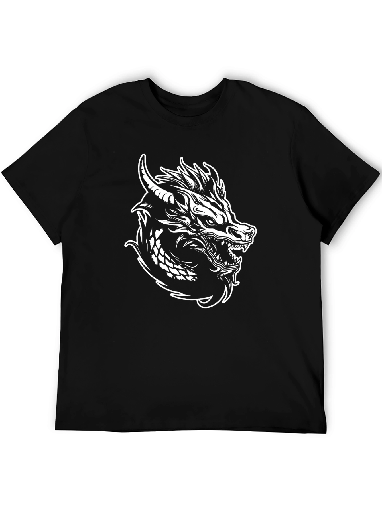 Black Dragon Graphic Tee - Bold Style
