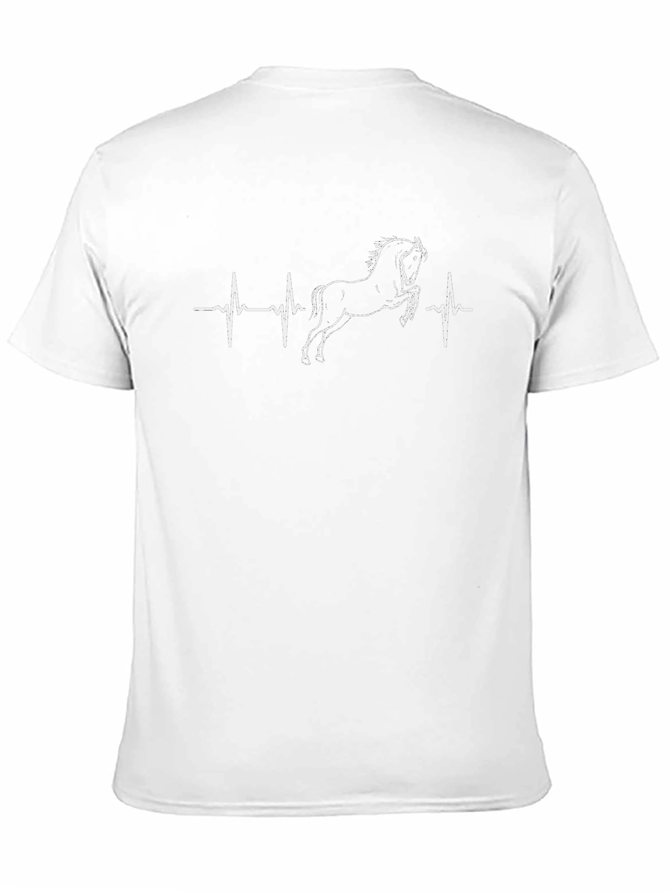 Horse Heartbeat T-Shirt - Equestrian Style