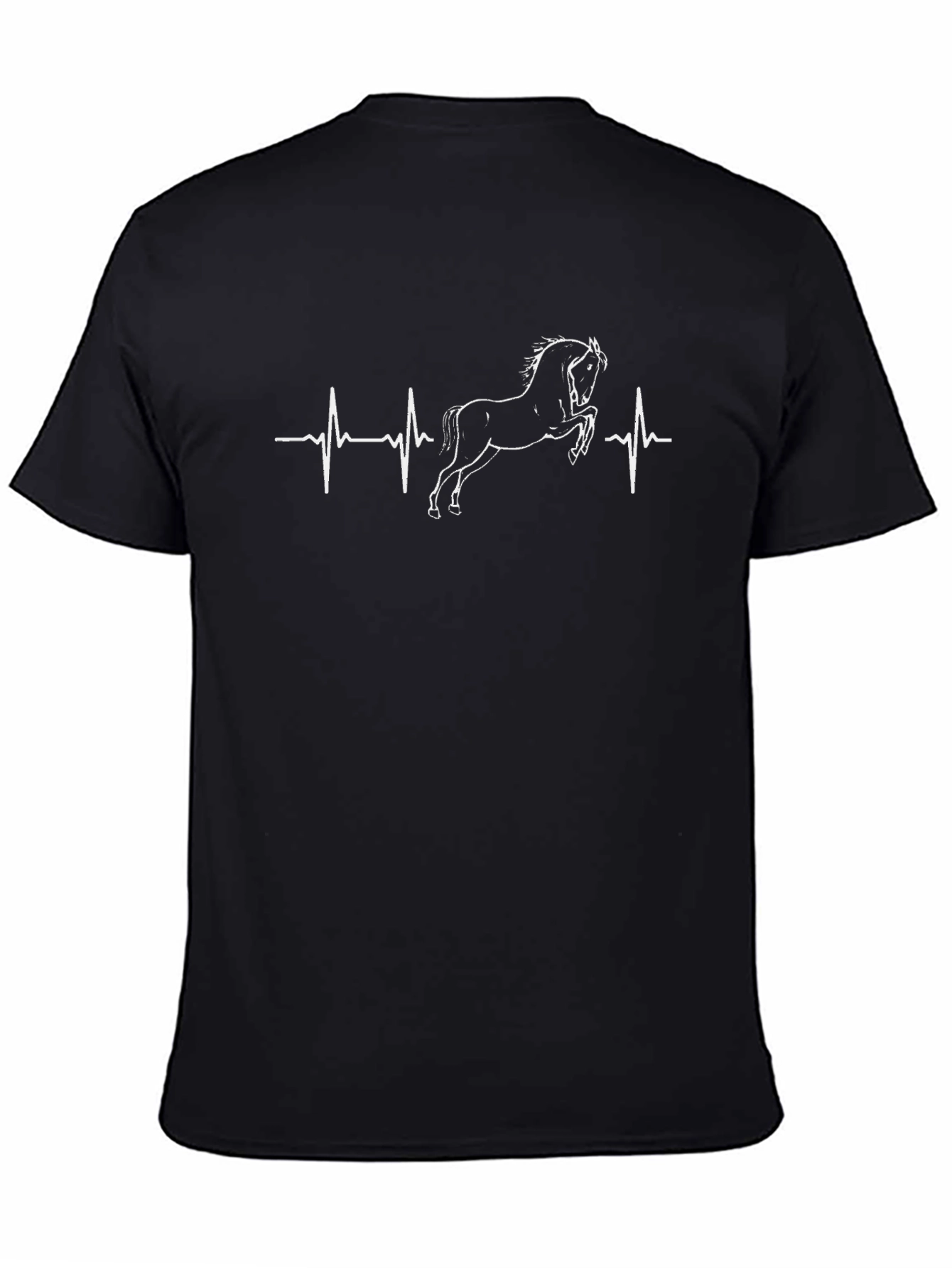 Horse Heartbeat T-Shirt - Equestrian Style