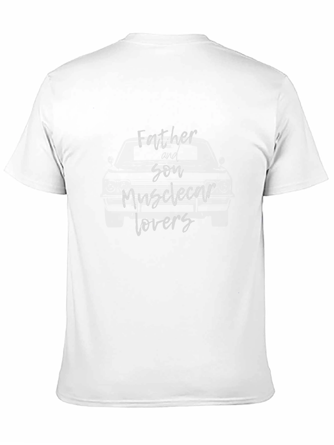 Father and Son Muscle Car Lovers Graphic Tee
