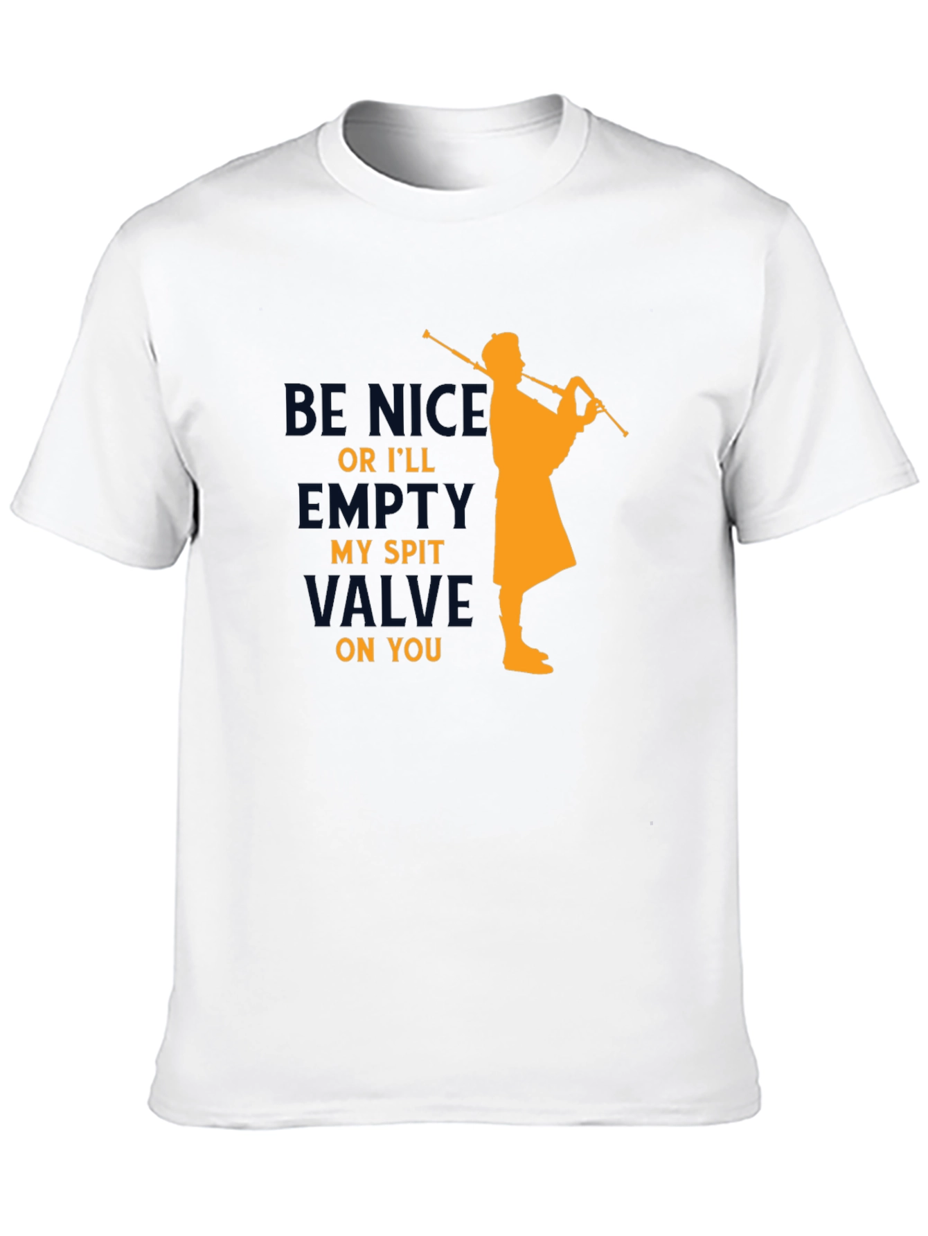 Funny Bagpipe Player T-Shirt - Empty My Spit Valve