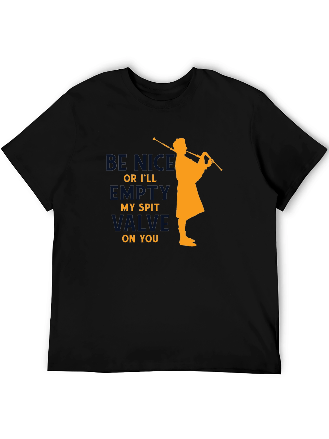 Funny Bagpipe Player T-Shirt - Empty My Spit Valve