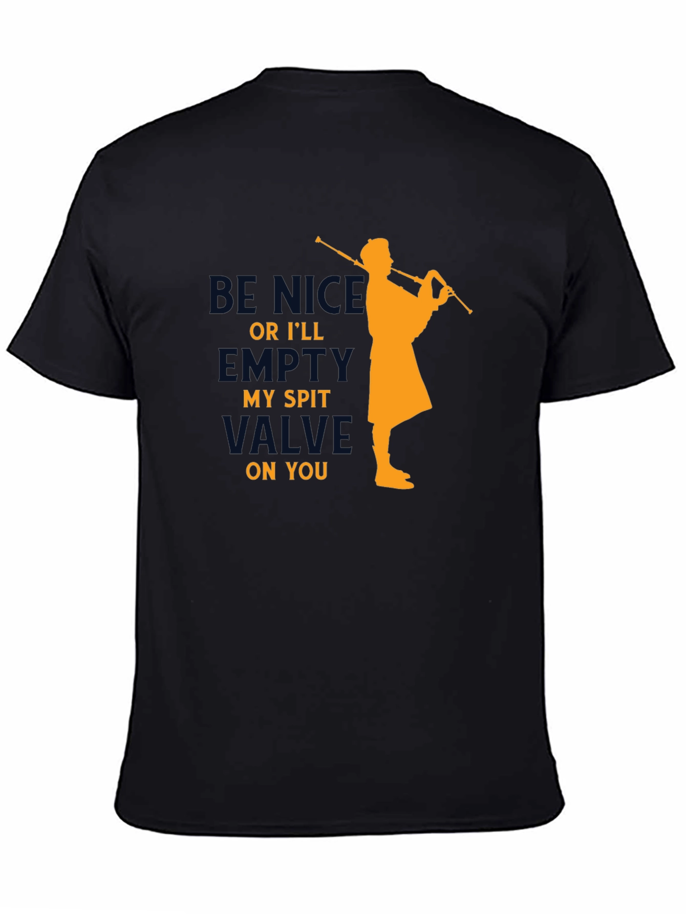 Funny Bagpipe Player T-Shirt - Empty My Spit Valve