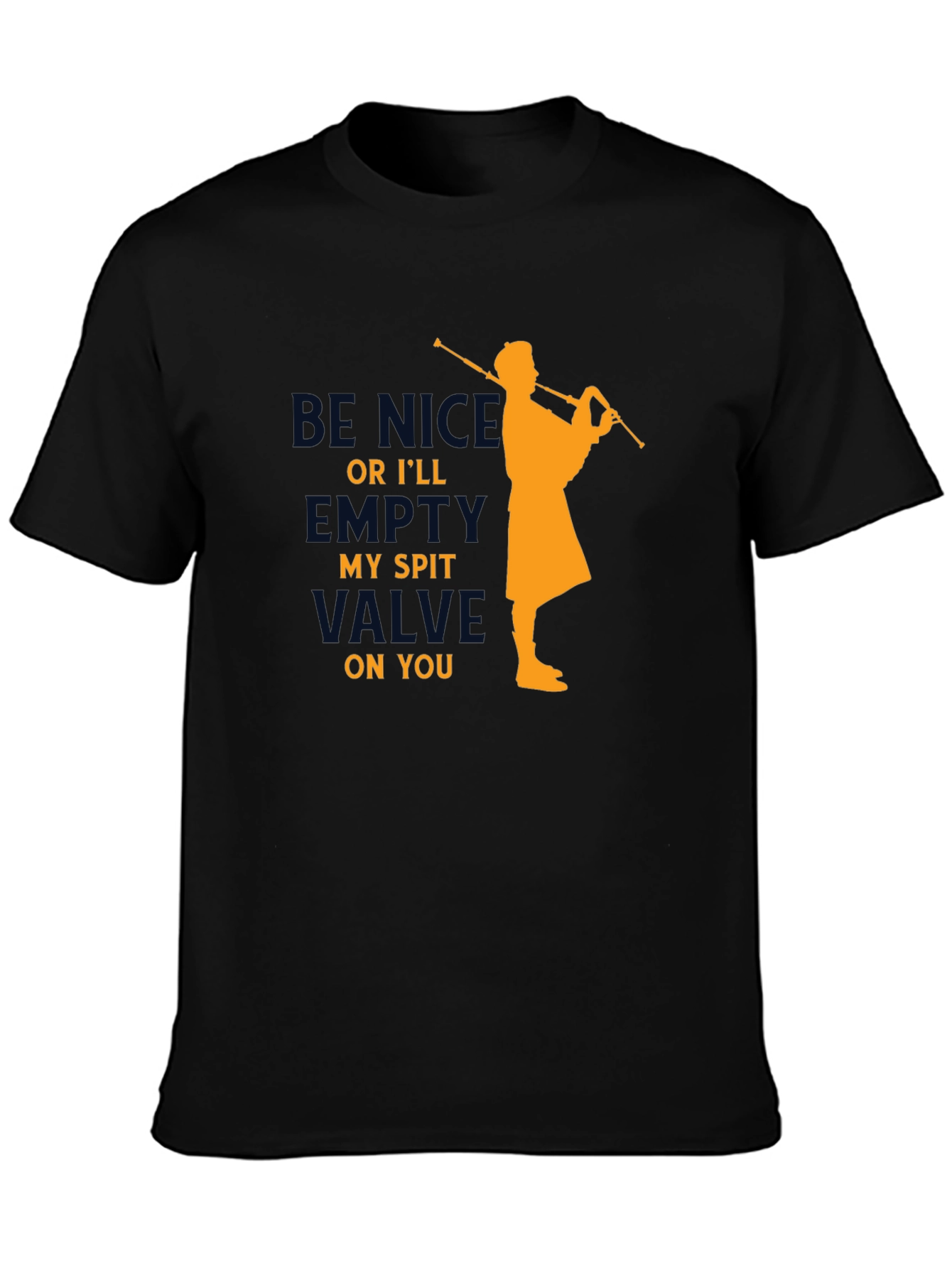 Funny Bagpipe Player T-Shirt - Empty My Spit Valve