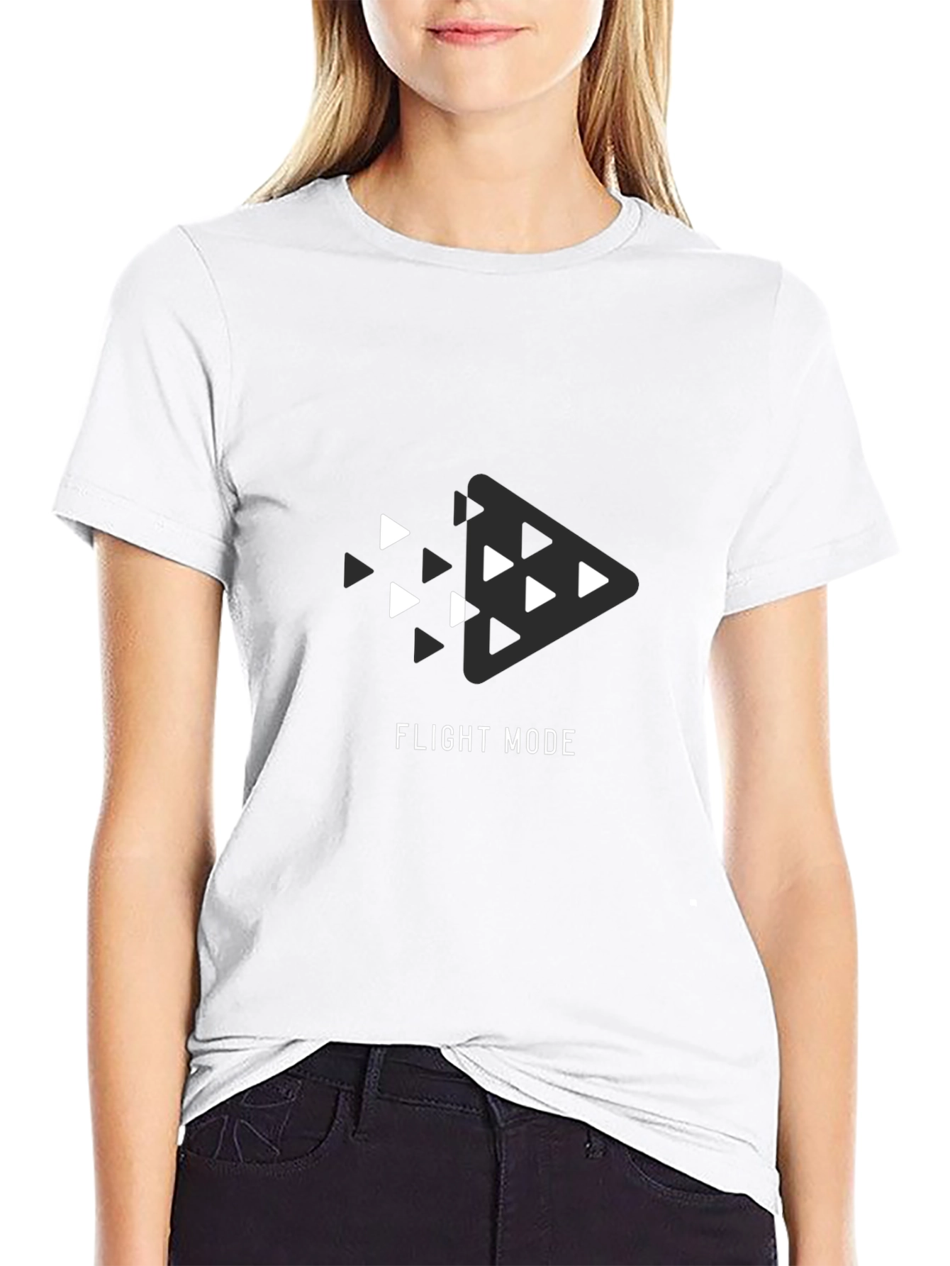 Flight Mode Graphic Tee - Premium Cotton Comfort