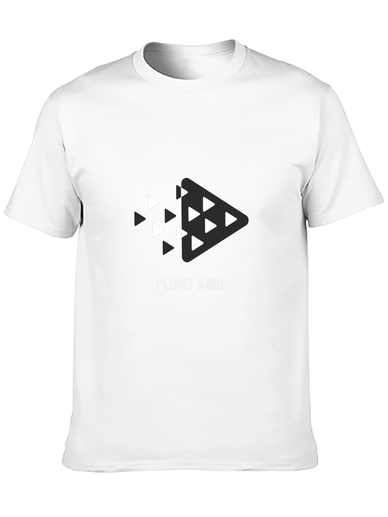 Flight Mode Graphic Tee - Premium Cotton Comfort