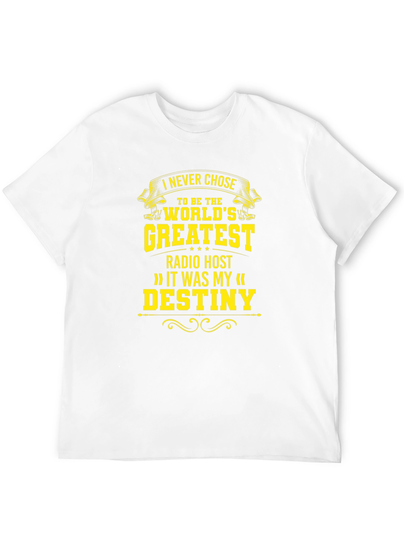 Greatest Radio Host Black T-Shirt