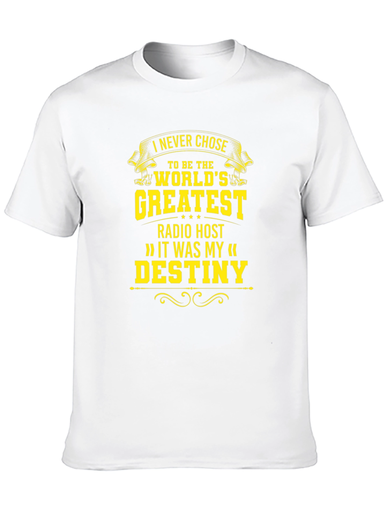 Greatest Radio Host Black T-Shirt
