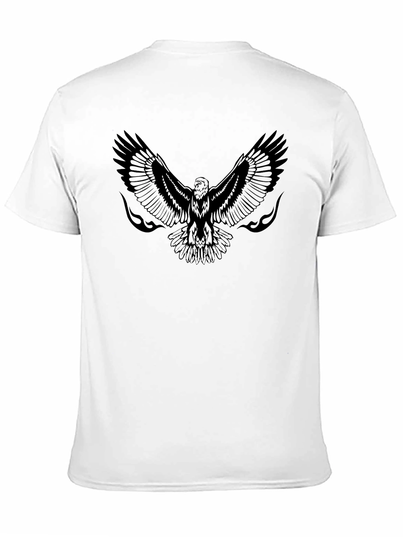Mens Black Eagle Graphic Tee