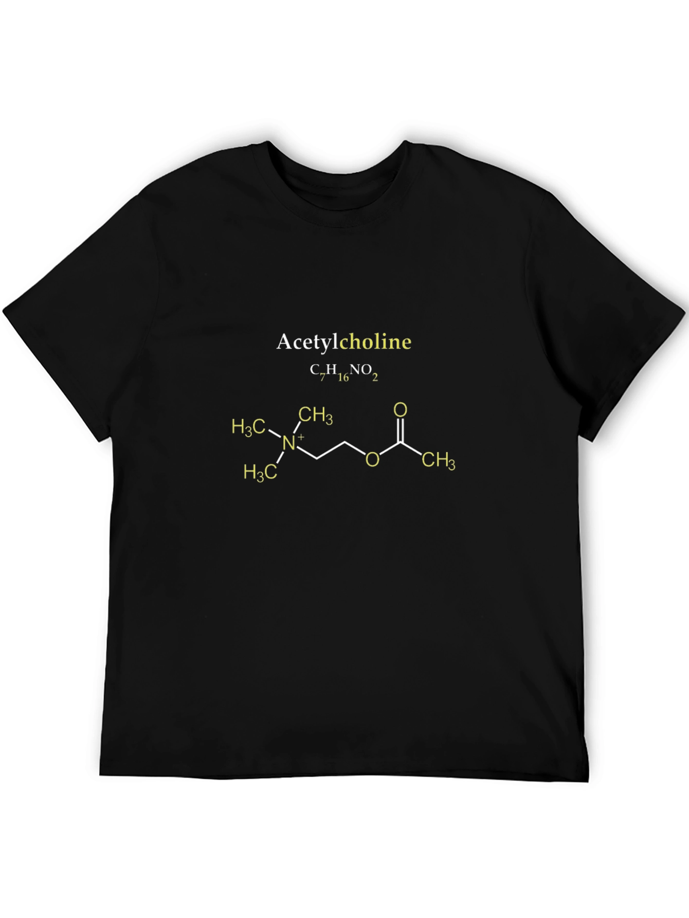 Acetylcholine Molecule Graphic T-Shirt