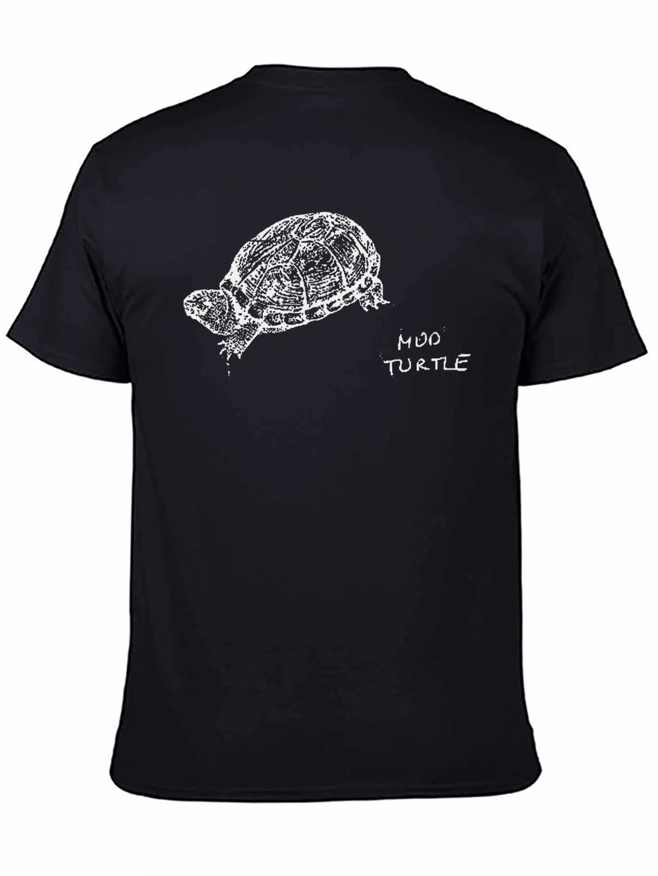 Mud Turtle Graphic T-Shirt - Unisex Black Tee