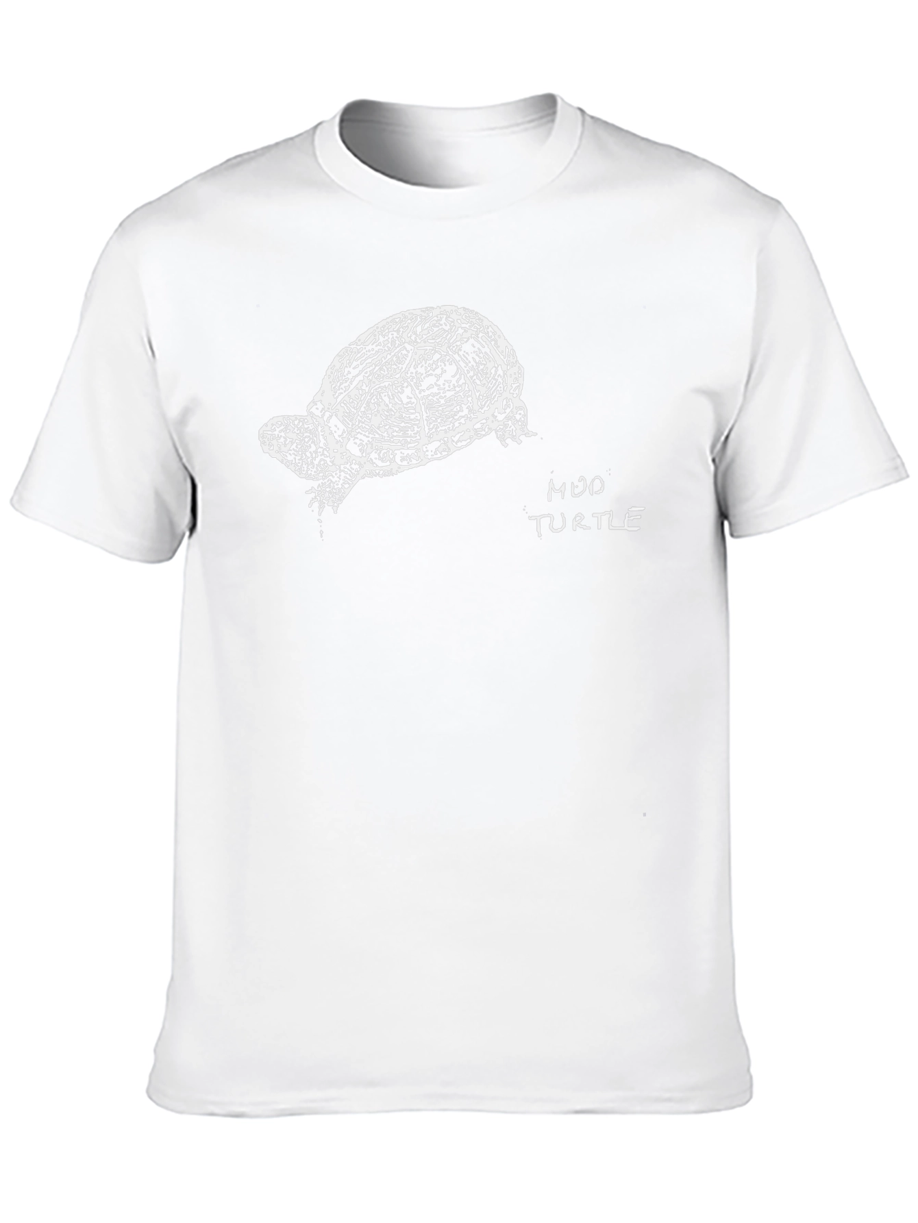 Mud Turtle Graphic T-Shirt - Unisex Black Tee
