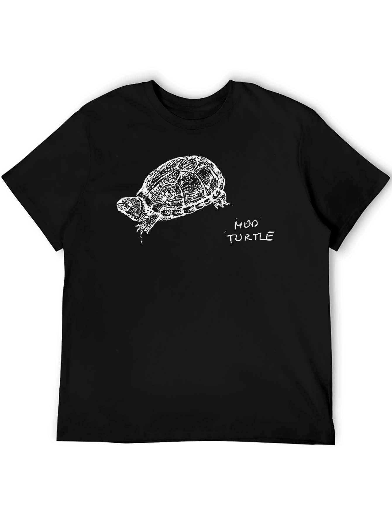 Mud Turtle Graphic T-Shirt - Unisex Black Tee