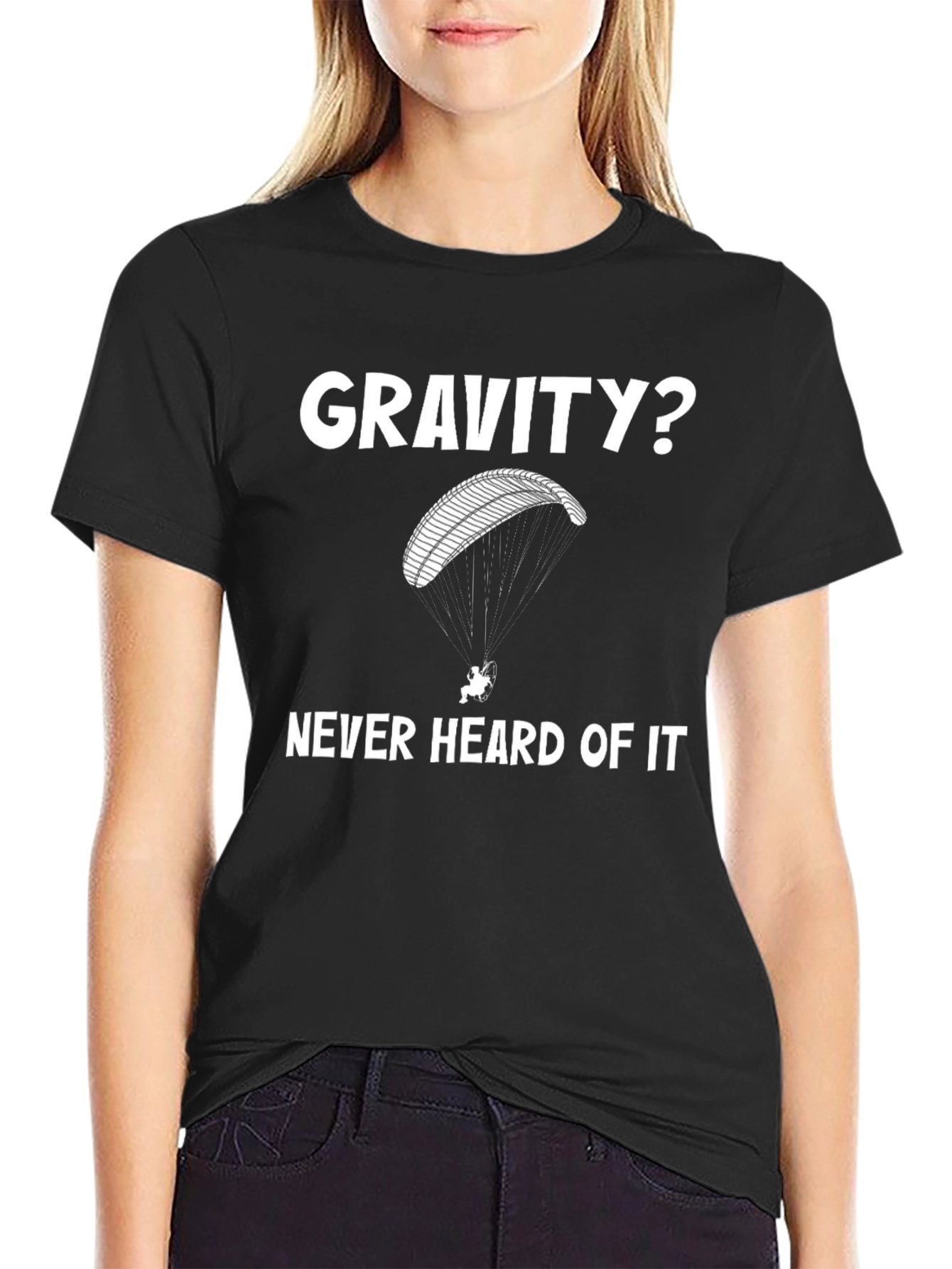 Gravity? Funny Paragliding T-Shirt