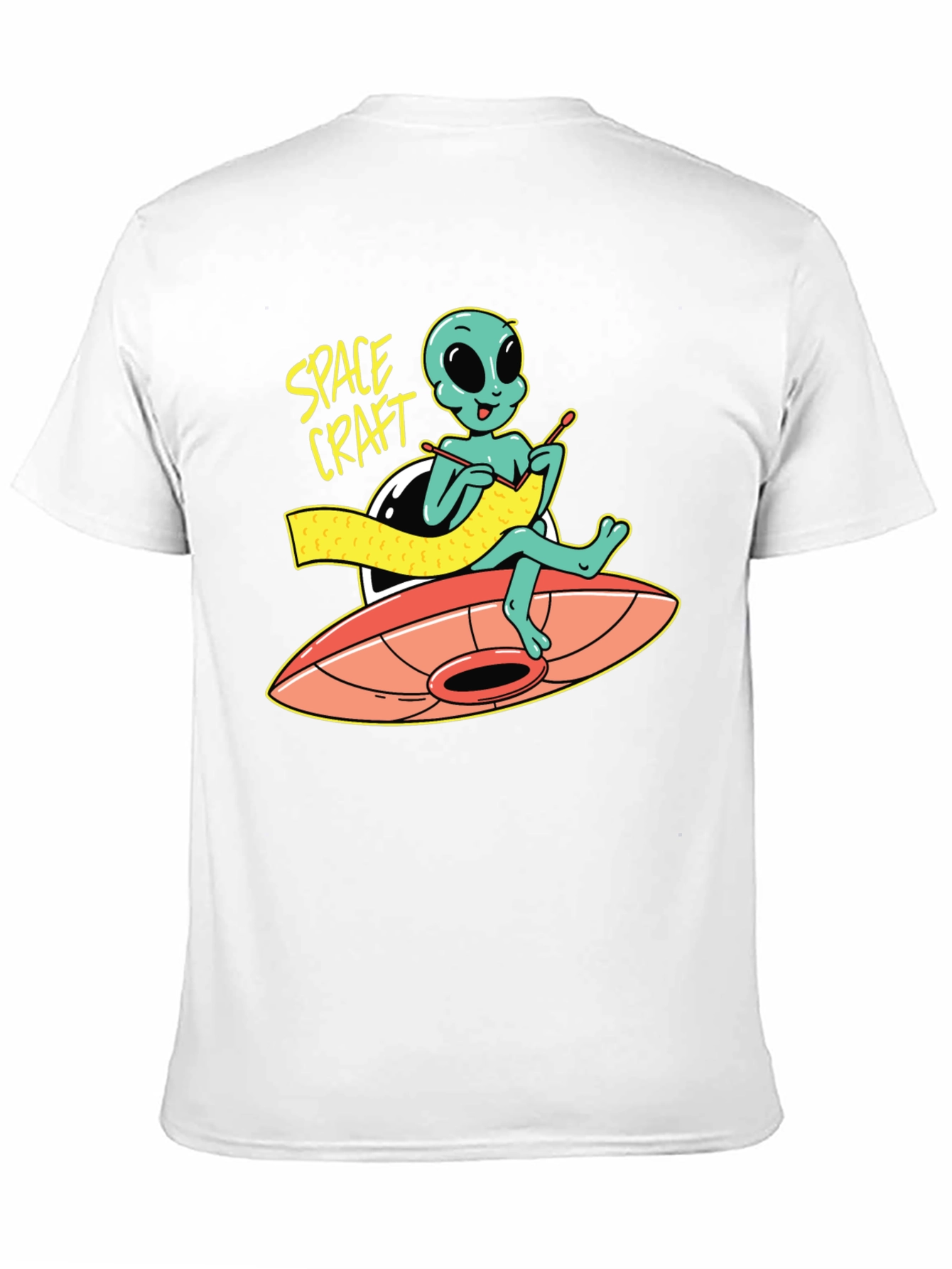 Space Craft Alien Knit T-Shirt