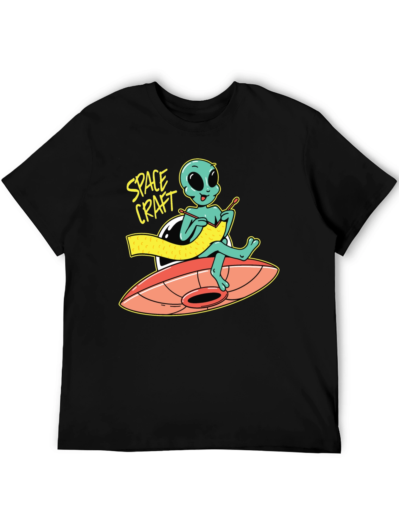Space Craft Alien Knit T-Shirt