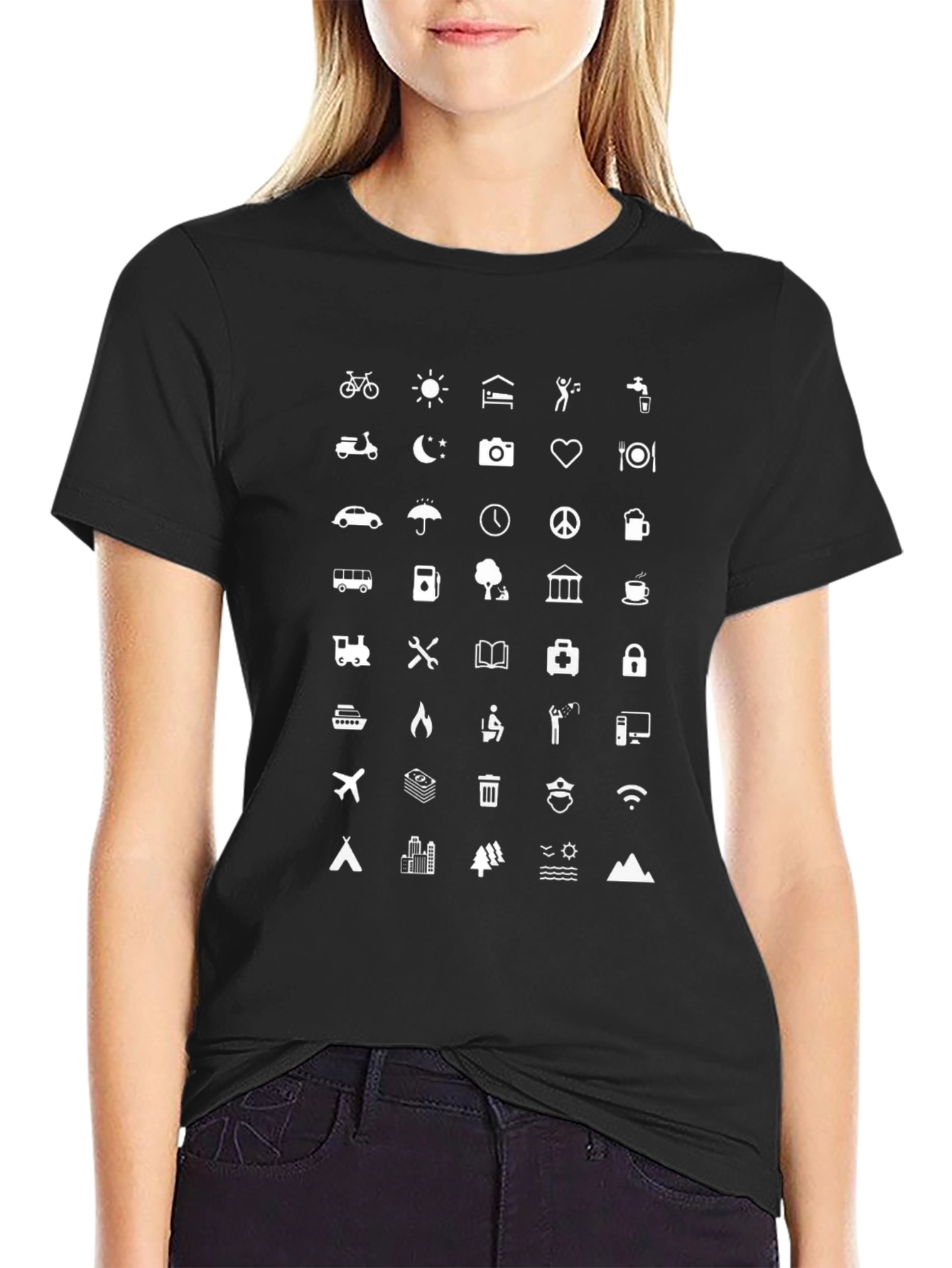 Iconic Life Black T-Shirt