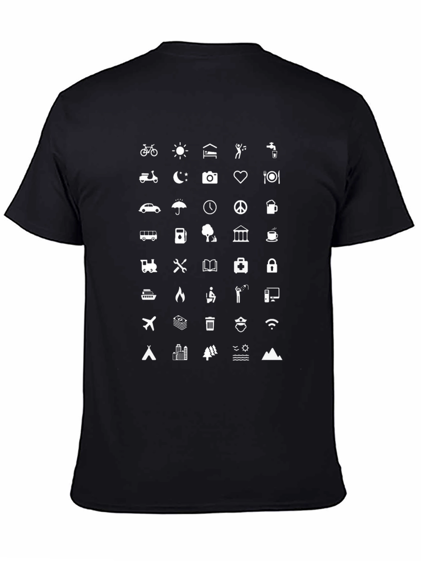 Iconic Life Black T-Shirt